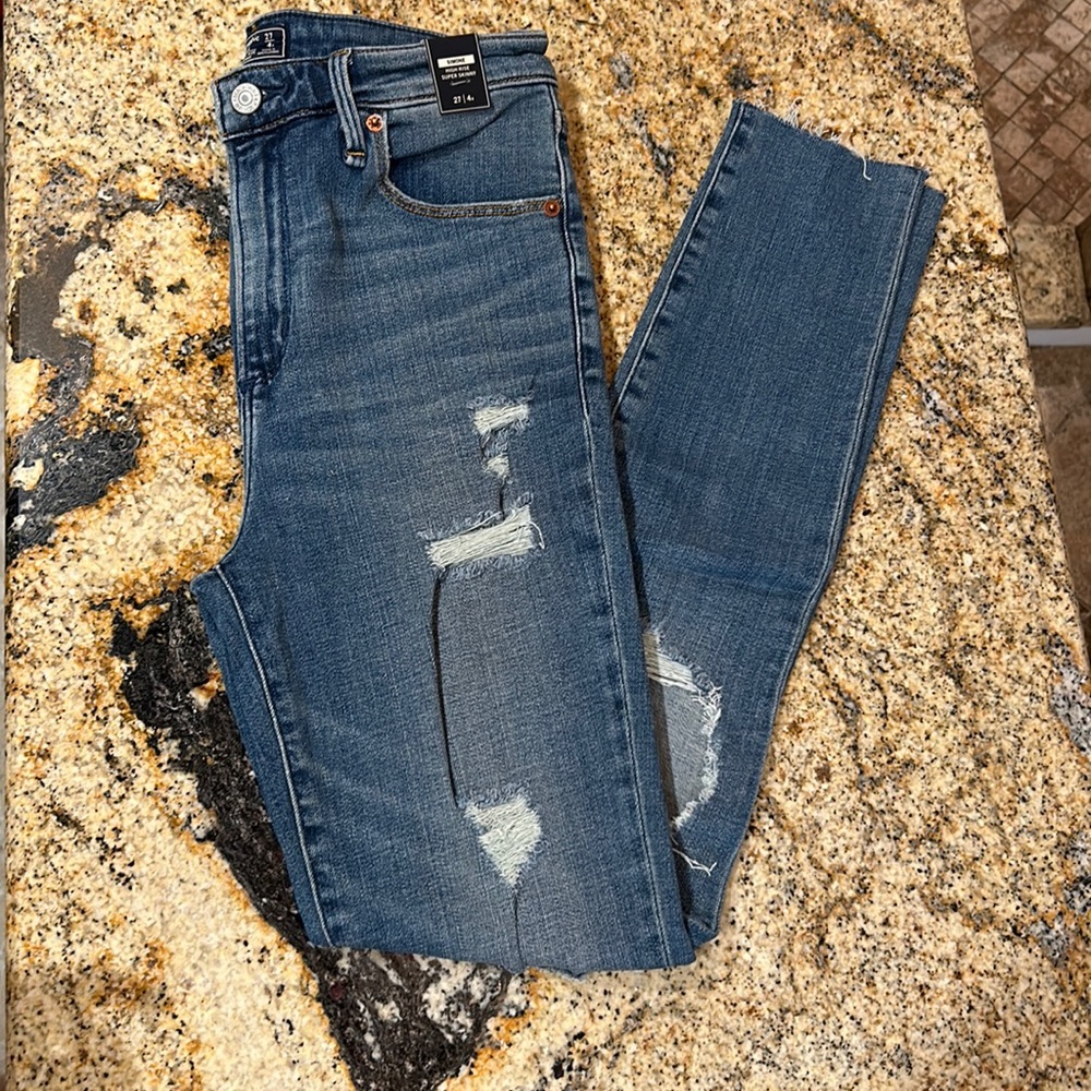 Abercrombie and Fitch high-rise super skinny SIMONE jeans